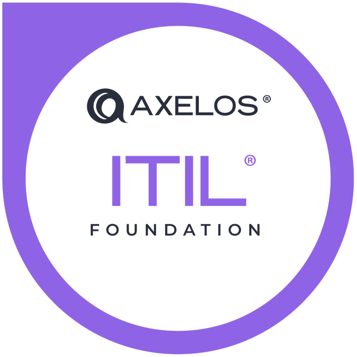 ITIL® Foundation Certificate in IT Service Management, AXELOS